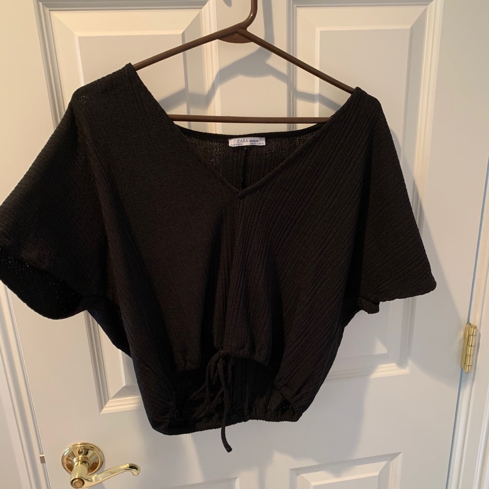 Short sleeve crop top